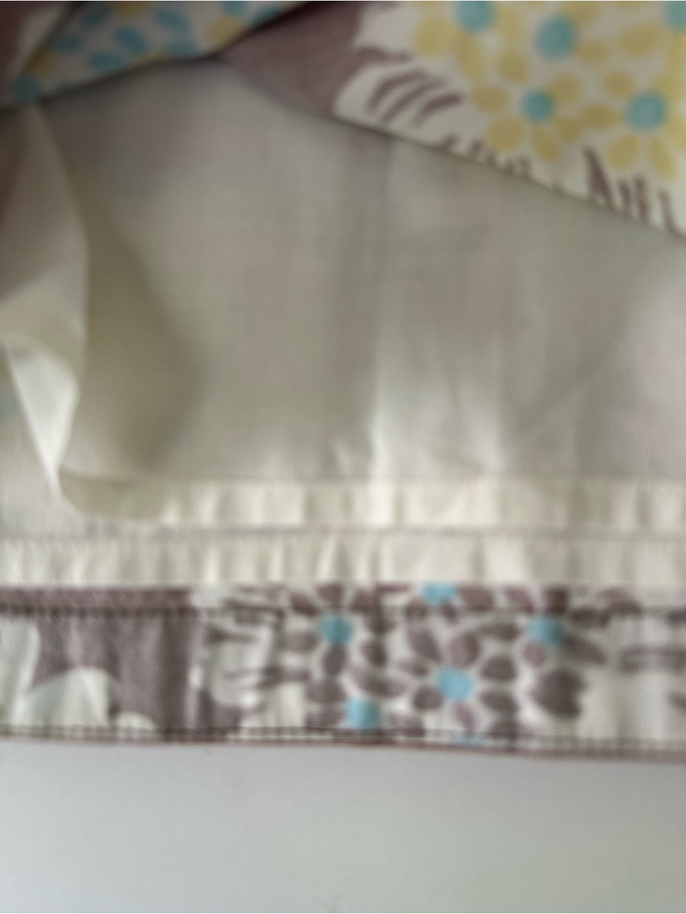 ๐ผ Boden Floral A-Line Cotton Skirt Brown Blue Yellow Lined Side Zip Size 12R - Picture 3 of 10